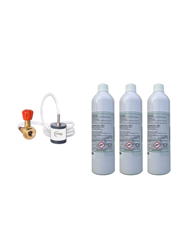 Calibration kit for gas leak detectors