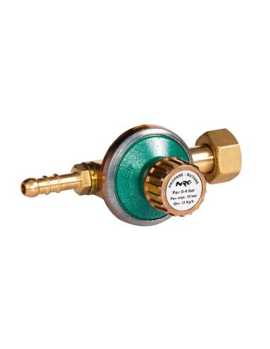 High pressure LPG regulator 12kg 0÷4 Bar GS25H13 swivel and hose holder