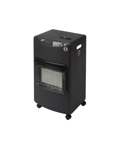 Black infrared gas heater