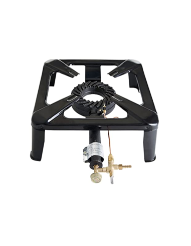 LPG cast iron stove with safety valve and thermocouple