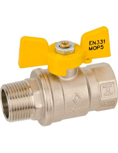 M/F valve 3/4" EN331 MOP5