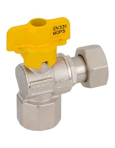Angle valve F/F 1/2 turn. EN331