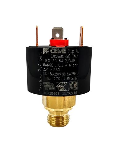 Pressure switch type PC5412/VAP G1/4" thread 0.8 bar