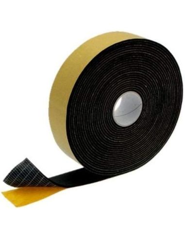 Black anti-condensation rubber insulating tape class 1 50 mm X 3 mm X 10 m